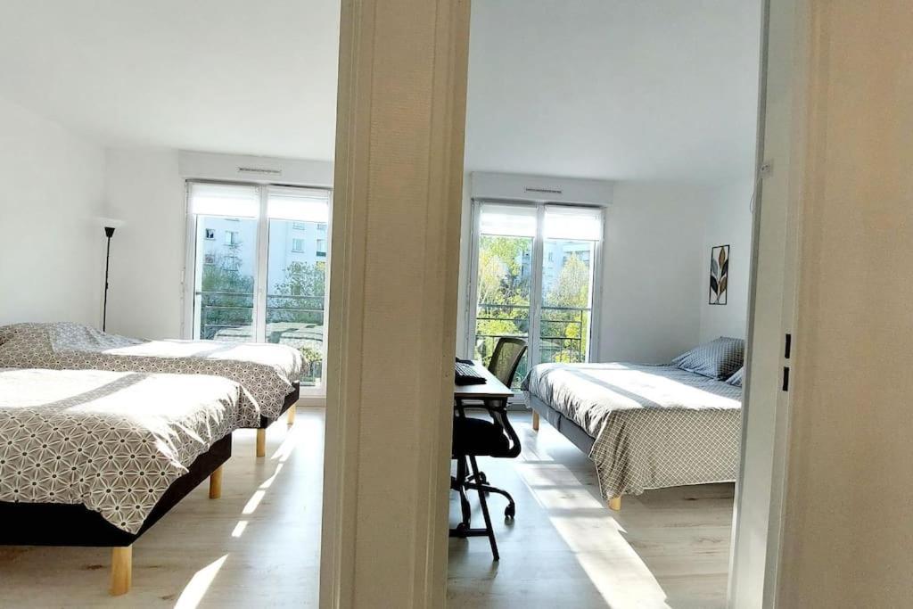 Cosy Home 2, 2 Chambres, 6 Personnes, 3 Min Gare, Parking 塞尔吉 外观 照片