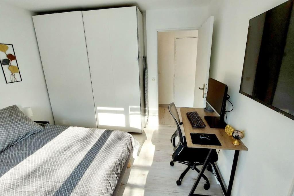 Cosy Home 2, 2 Chambres, 6 Personnes, 3 Min Gare, Parking 塞尔吉 外观 照片