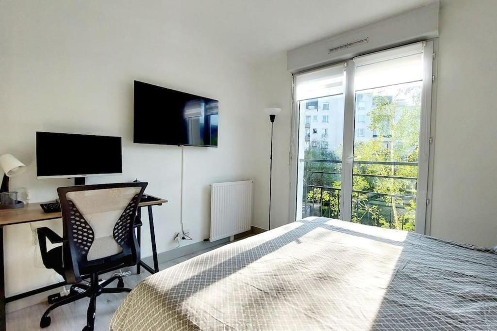 Cosy Home 2, 2 Chambres, 6 Personnes, 3 Min Gare, Parking 塞尔吉 外观 照片